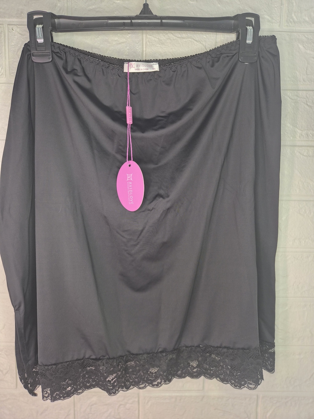Black Lace Hem Slip Skirt - Wacoal